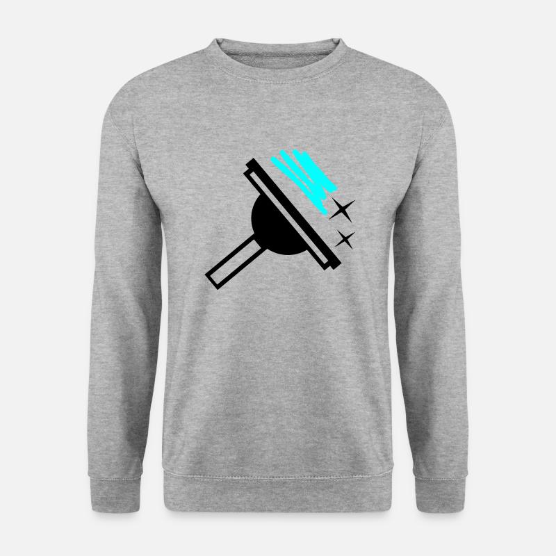Window cleaner - Unisex Sweatshirt - salt & pepper
