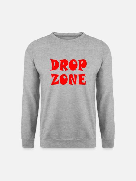 DROP ZONE - Parachutists! - Unisex Sweatshirt - salt & pepper