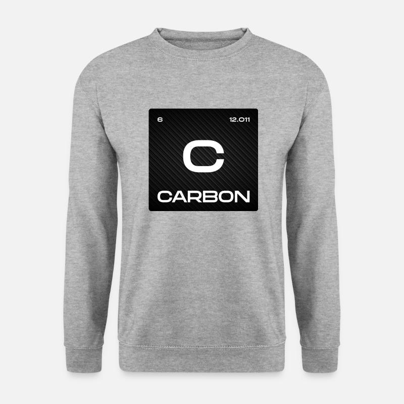 Carbon Element - Unisex Pullover - Weißgrau meliert