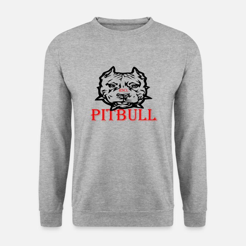 Pitbull RSCL - Unisex Pullover - Weißgrau meliert