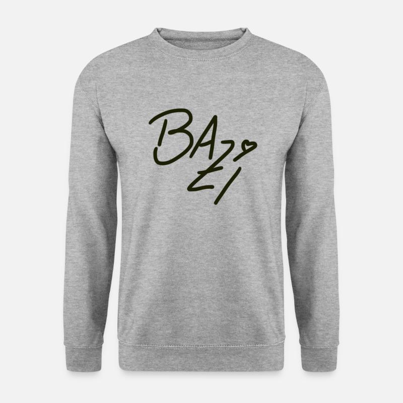 BAZi - Unisex Pullover - Weißgrau meliert