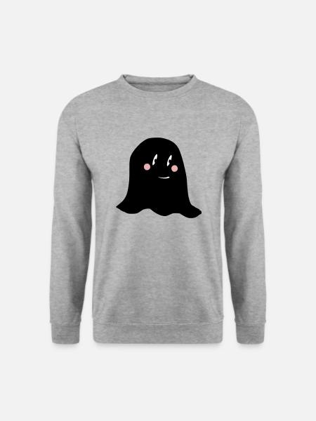 Ghosti - Unisex Pullover - Weißgrau meliert