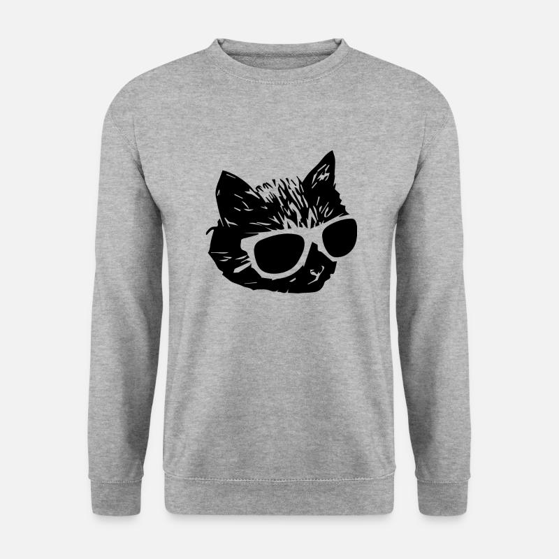 Hund Dog - Unisex Pullover - Weißgrau meliert