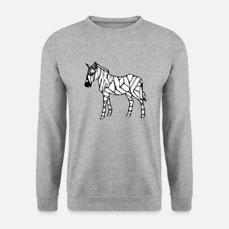 The zebra - Unisex Sweatshirt - salt & pepper