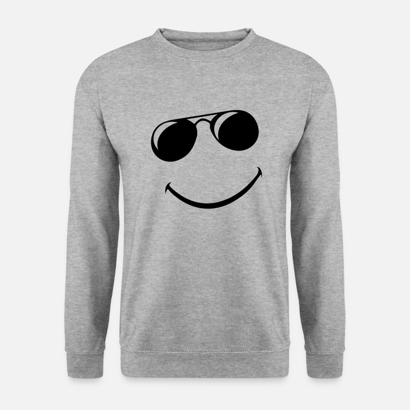 smileface - Unisex Sweatshirt - salt & pepper