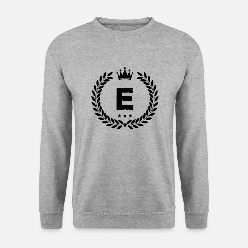 Coat of arms E - Unisex Sweatshirt - salt & pepper