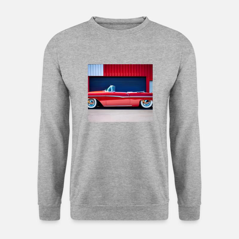 C11 - Unisex Pullover - Weißgrau meliert