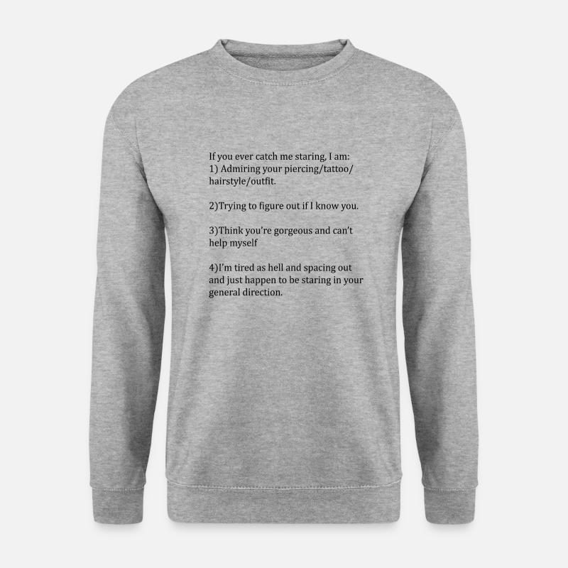 TEXT - Unisex Sweatshirt - salt & pepper