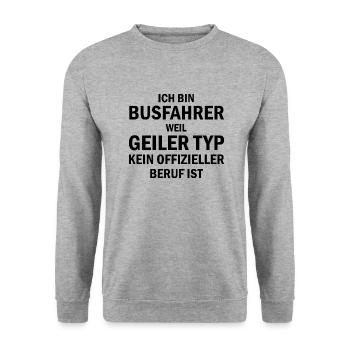 Handwerker Handyman Handwerk Werkzeug Baustelle - Unisex Pullover - Weißgrau meliert - Vorne - Alina (178cm) & Michal (187cm)