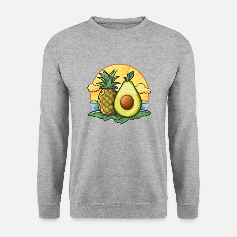 Avocado Pineapple summer - Unisex Sweatshirt - salt & pepper