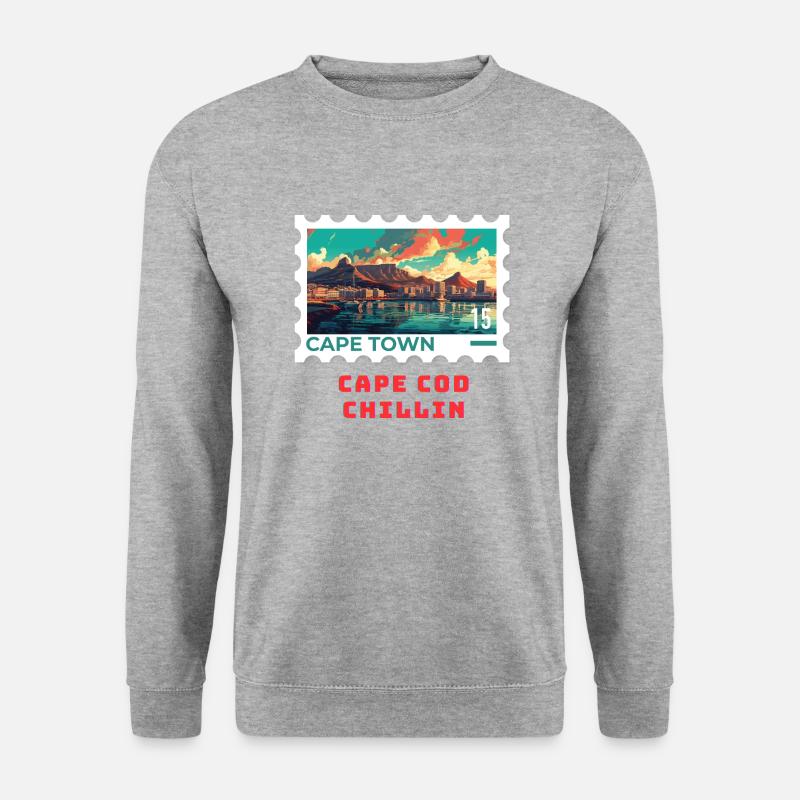 Kapstadt - Unisex Pullover - Weißgrau meliert