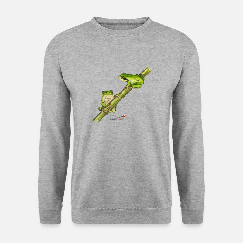 Tree frog - Unisex Sweatshirt - salt & pepper