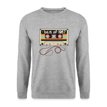 Legendary vintage 1967 - Unisex Sweatshirt - salt & pepper - Front - Alina (178cm) & Michal (187cm)