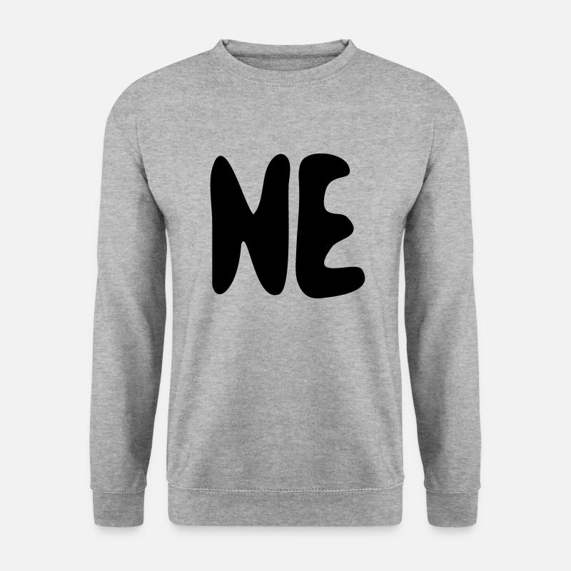 ne - Unisex Pullover - Weißgrau meliert