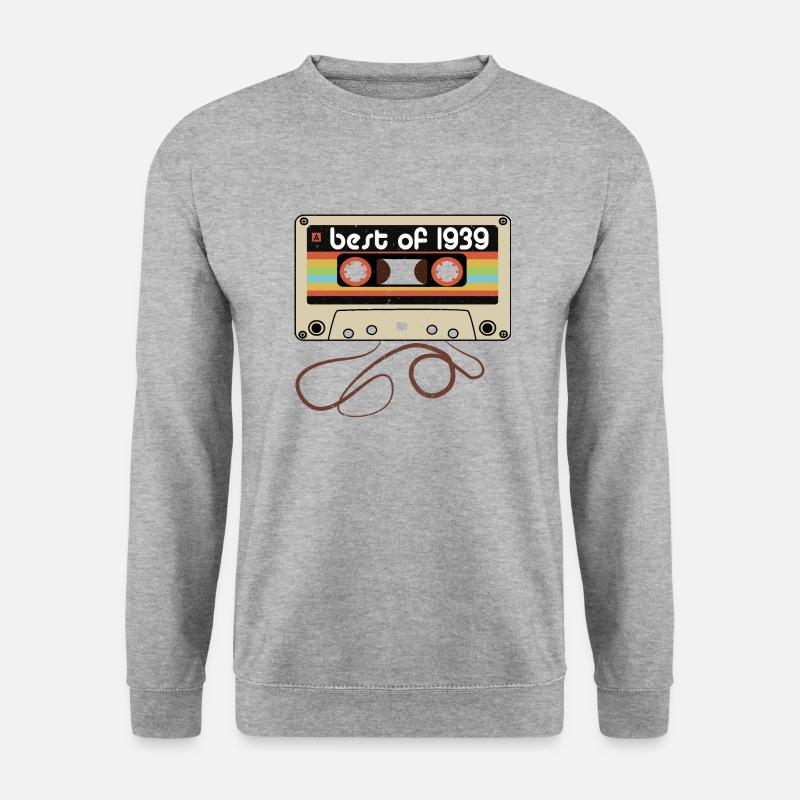 Legendärer Jahrgang 1939 - Unisex Pullover - Weißgrau meliert