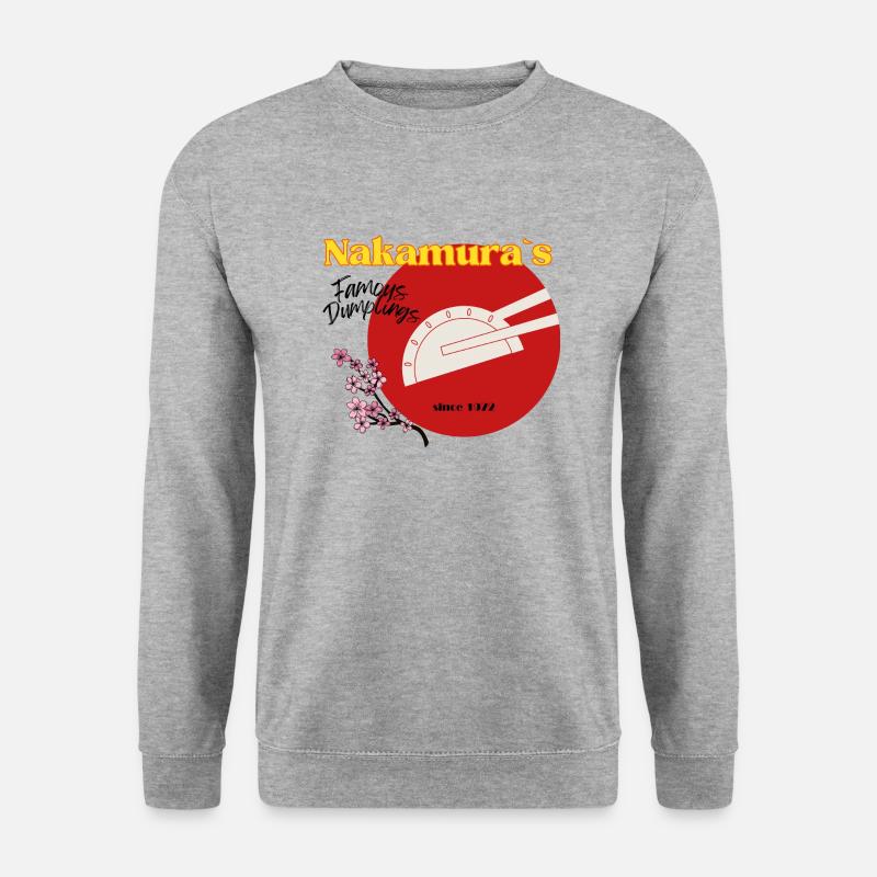 Famous Dumplings - Unisex Pullover - Weißgrau meliert