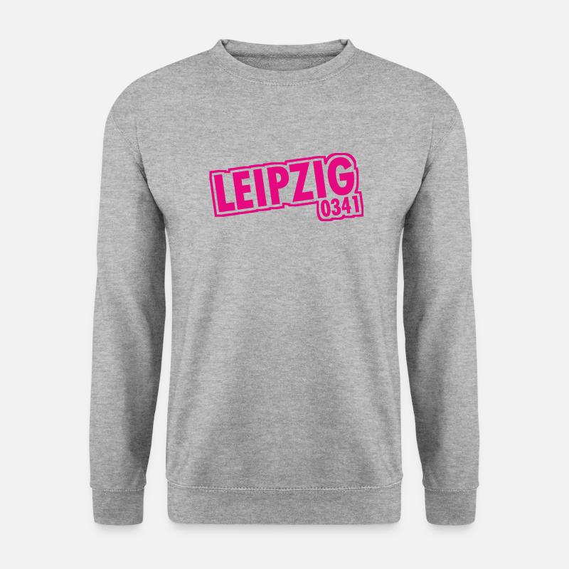 Leipzig - 0341 - Area Code - Saxony - Unisex Sweatshirt - salt & pepper