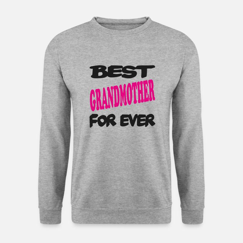 Beste GROSSMUTTER aller Zeiten - Unisex Pullover - Weißgrau meliert