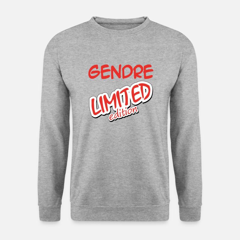 GENDRE LIMITED EDITION - Unisex Sweatshirt - salt & pepper