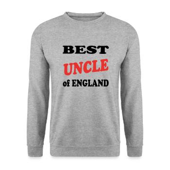 Best UNCLE - Sweat-shirt Unisexe - gris chiné - Devant - Alina (178cm) & Michal (187cm)