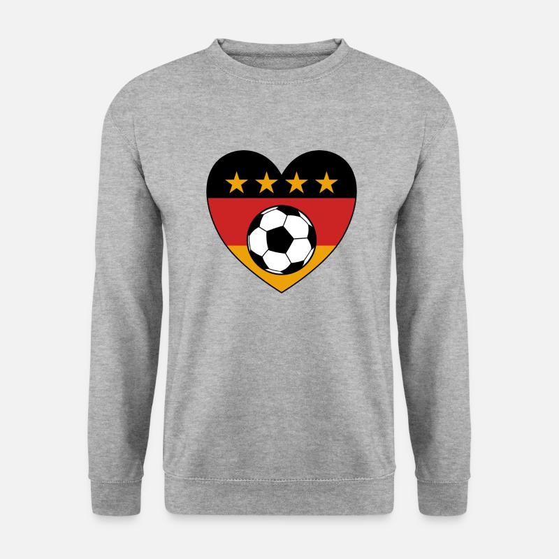 Deutschland - Unisex Pullover - Weißgrau meliert