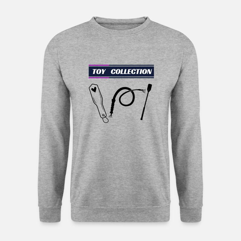 1000014291 - Unisex Pullover - Weißgrau meliert