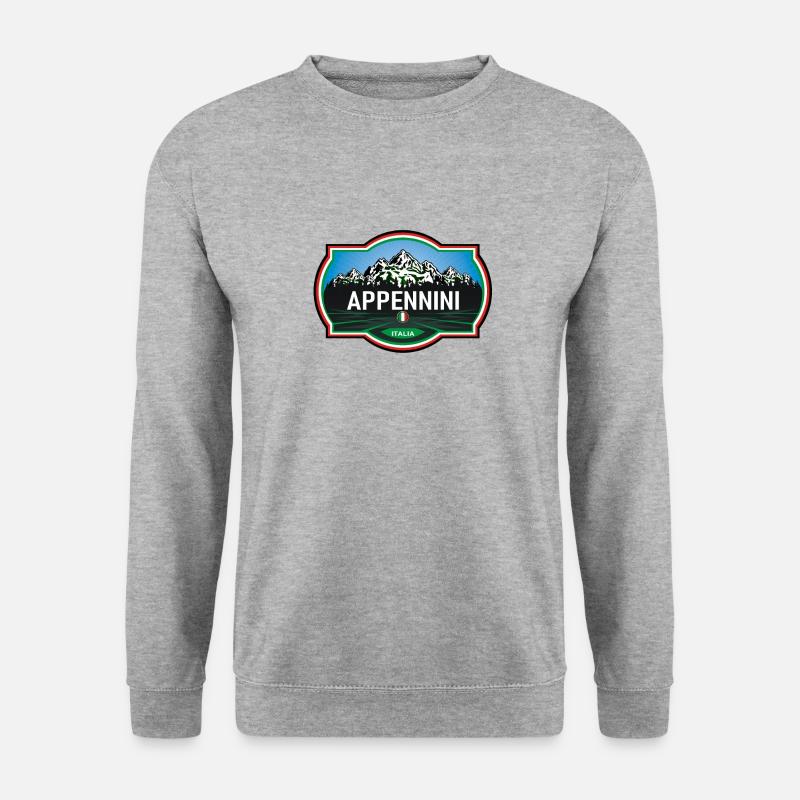 Apennin Italien - Unisex Pullover - Weißgrau meliert