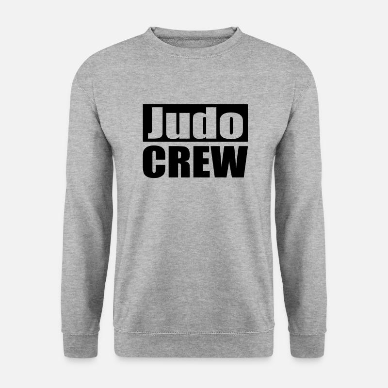 Judo-Mannschaft - Unisex Pullover - Weißgrau meliert
