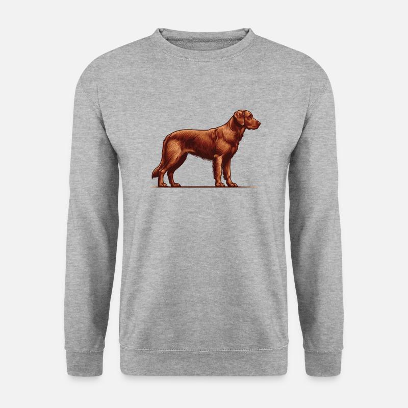 Chesapeake Bay Retriever - Unisex Pullover - Weißgrau meliert