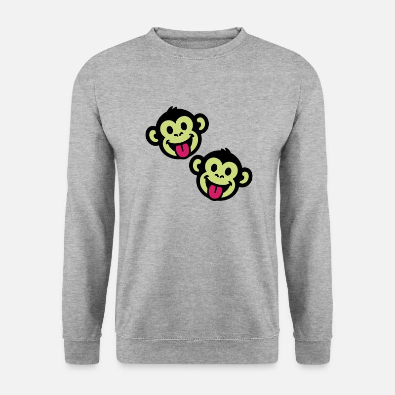 Monkey Funny - Unisex Sweatshirt - salt & pepper