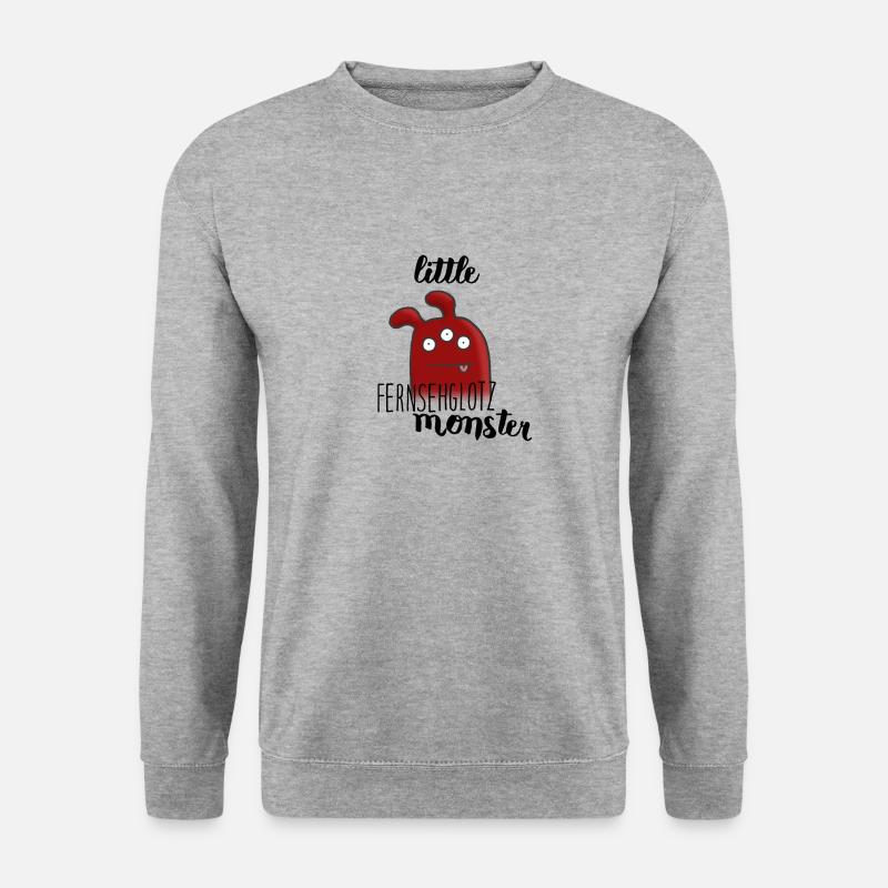 Little Monsters DIETER - Unisex Pullover - Weißgrau meliert