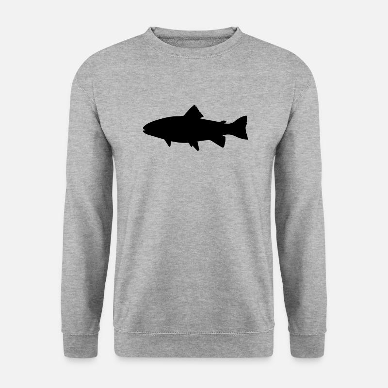 fish - Unisex Sweatshirt - salt & pepper