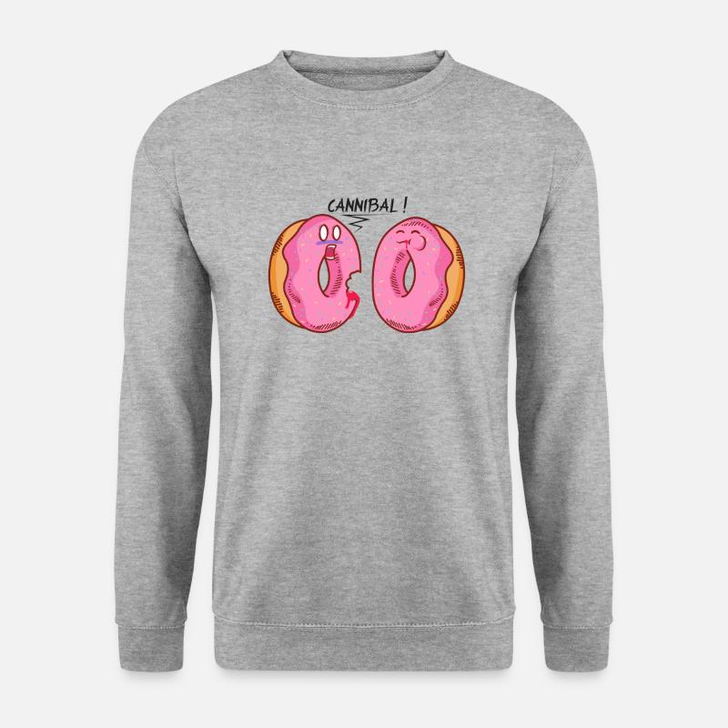 CANNIBAL DONUT - Unisex Sweatshirt - salt & pepper