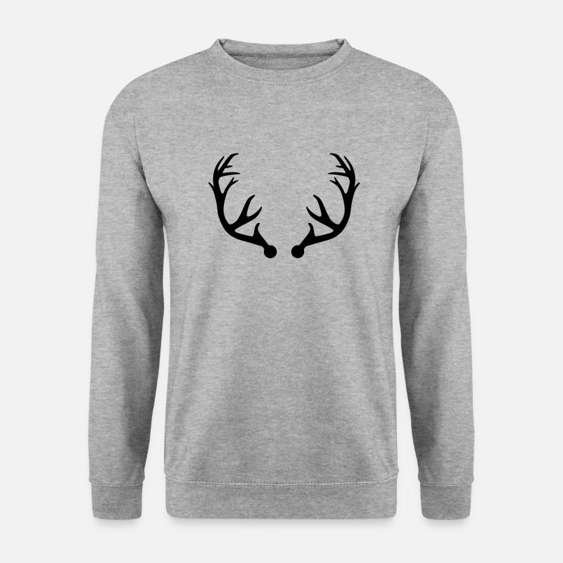 Deer antlers - Unisex Sweatshirt - salt & pepper