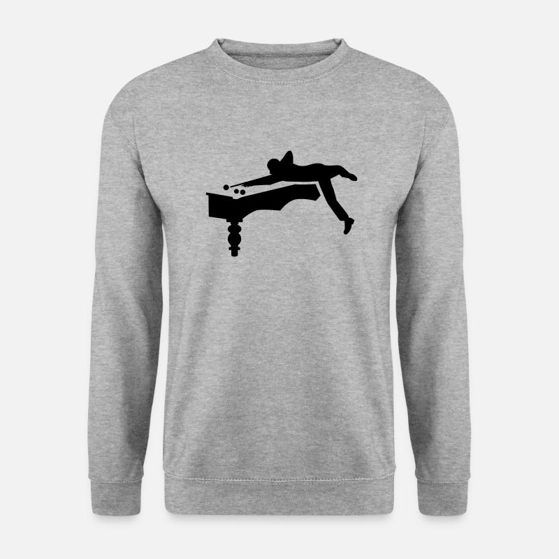 Pool billards - Unisex Sweatshirt - salt & pepper
