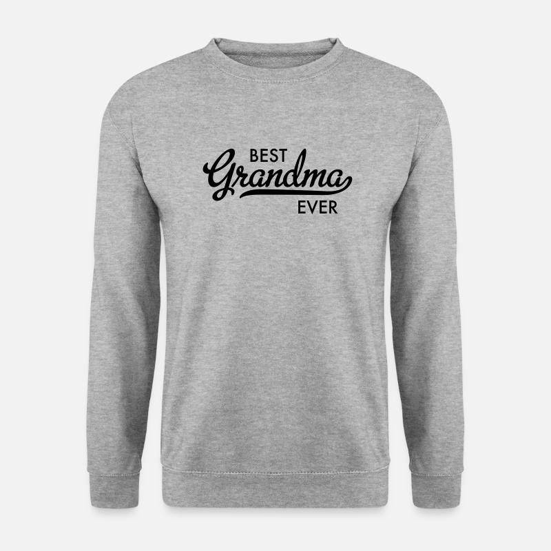 Oma - Unisex Pullover - Weißgrau meliert