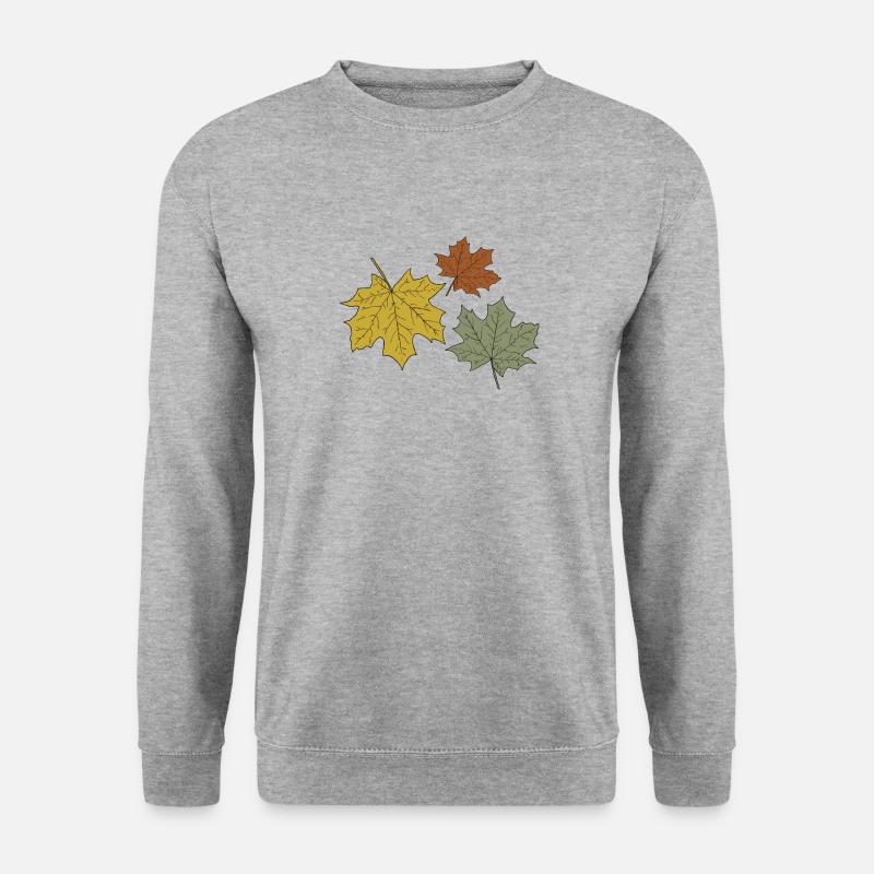 AUTUMN - Unisex Pullover - Weißgrau meliert