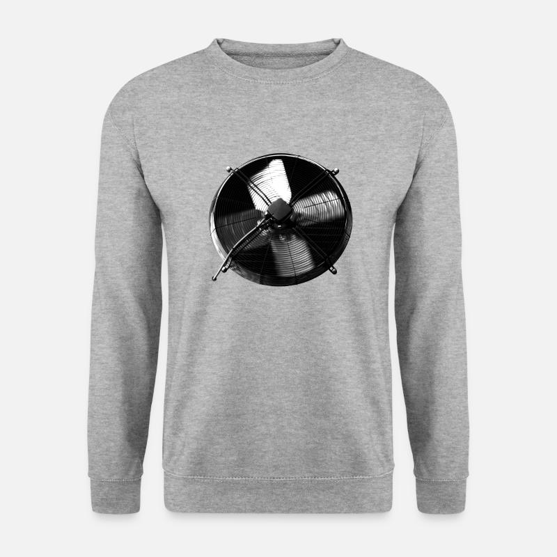 VENTILATOR - Unisex Pullover - Weißgrau meliert