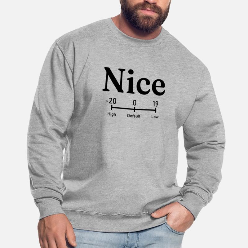 Nice | linux process priority command Unisex Sweatshirt