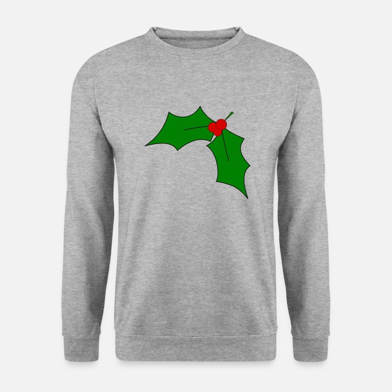 Mistelzweig - Unisex Pullover - Weißgrau meliert