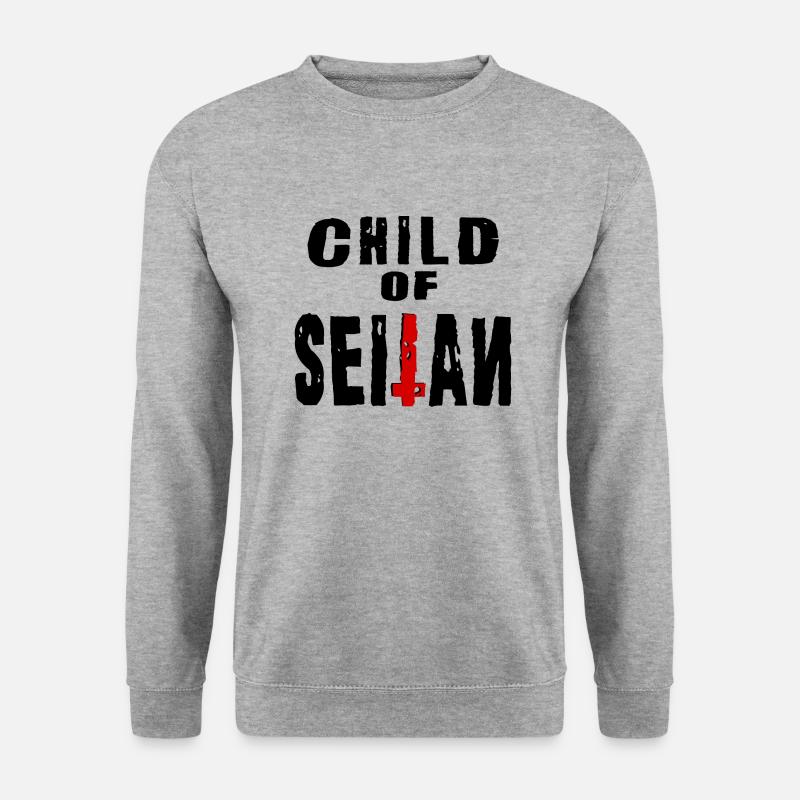 Kind von Seitan - Unisex Pullover - Weißgrau meliert