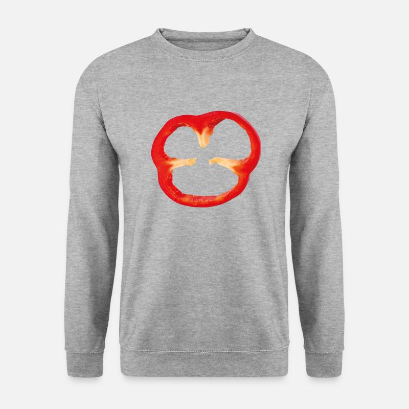 paprika - Unisex Pullover - Weißgrau meliert