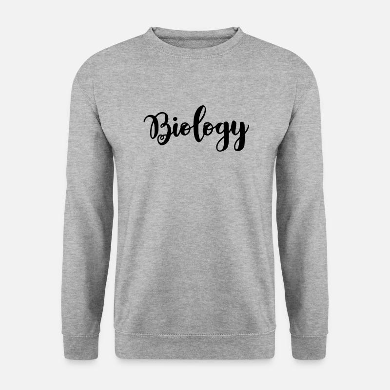 Biology lettering - Unisex Sweatshirt - salt & pepper