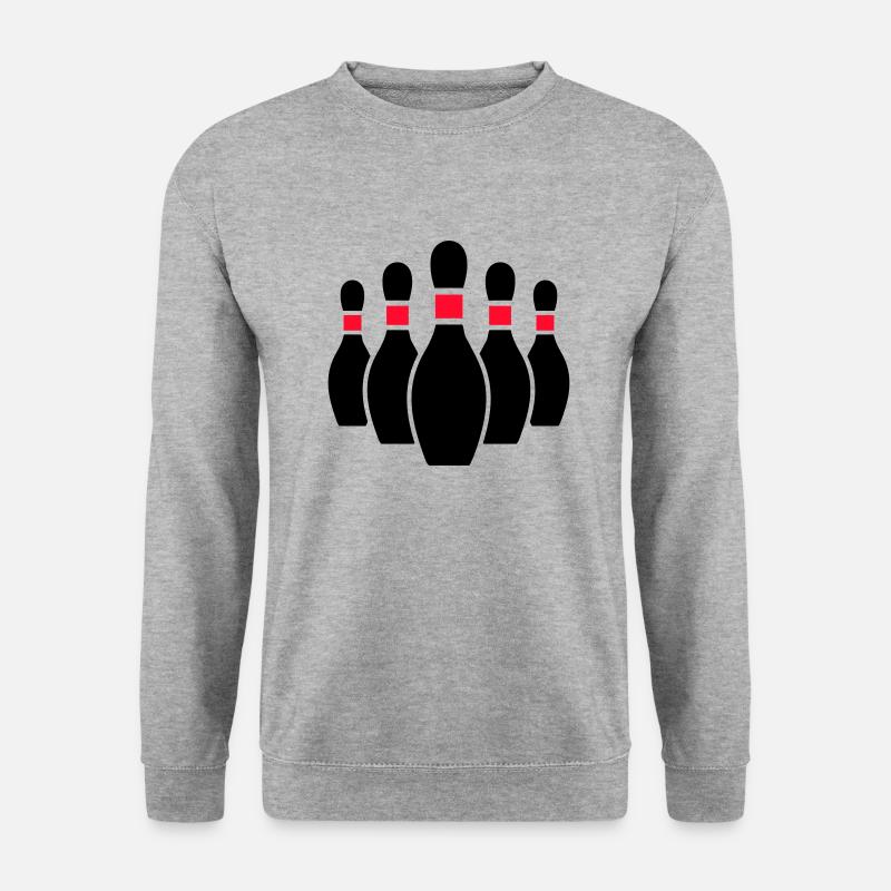 bowling - Unisex Sweatshirt - salt & pepper