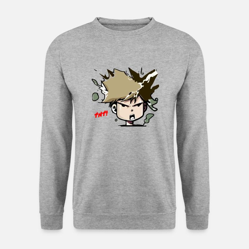 TNT - Unisex Pullover - Weißgrau meliert