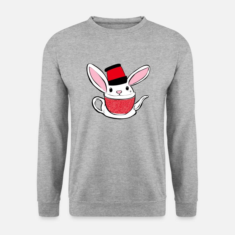 Rabbit cup - Unisex Sweatshirt - salt & pepper