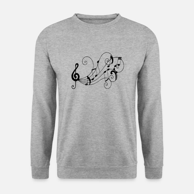 Musical notes - Unisex Sweatshirt - salt & pepper