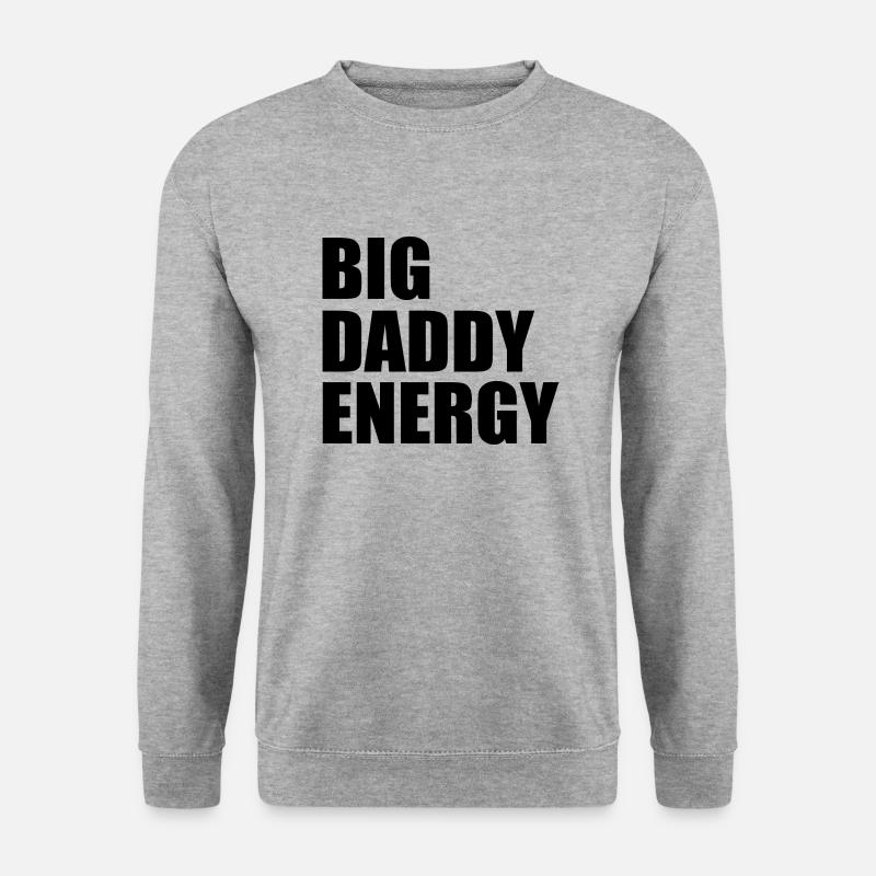 Big daddy energy - Genser unisex - gråhvit melert