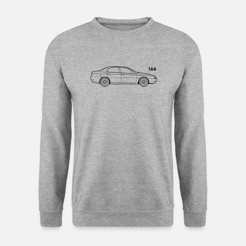Alfa 166 - Unisex Pullover - Weißgrau meliert