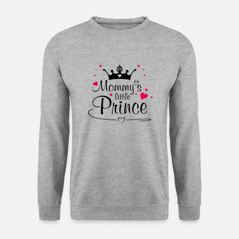 Mommy's prince - Unisex Sweatshirt - salt & pepper